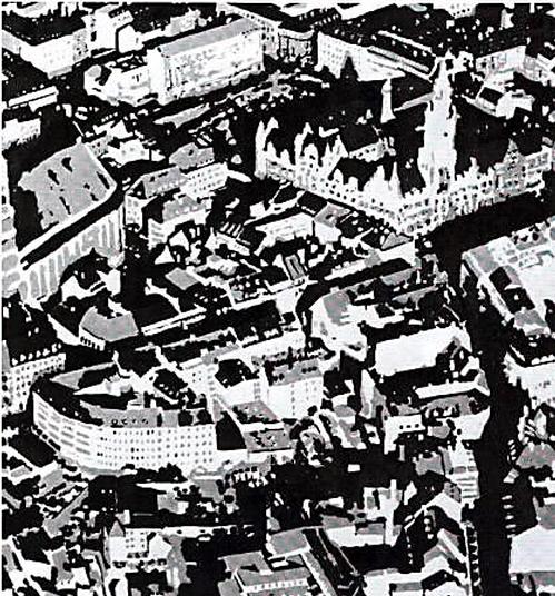 Gerhard Richter - Stadtbild München 1968. Farboffset auf leichtem Karton. kopen? Bied vanaf 120!