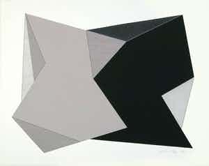 Jean Marie Haessle - Symetrics, Serigraphie, 1980, signiert, nummeriert verkocht voor € 60!