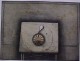 Friedrich Meckseper - Tisch mit Uhr, Farbradierung 1967 verkocht voor € 350!