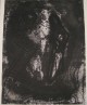 Michael Morgner - Tod und Kniender, Aquatintaradierung 1991, sign. & dat. verkocht voor € 47!