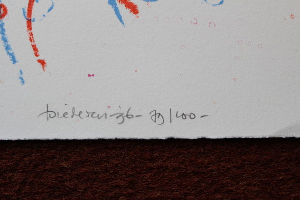 Jef Diederen (1920-2009)- gesigneerd litho - opl. 100 ex. -1996 -galerie Schoots kopen? Bied vanaf 40!