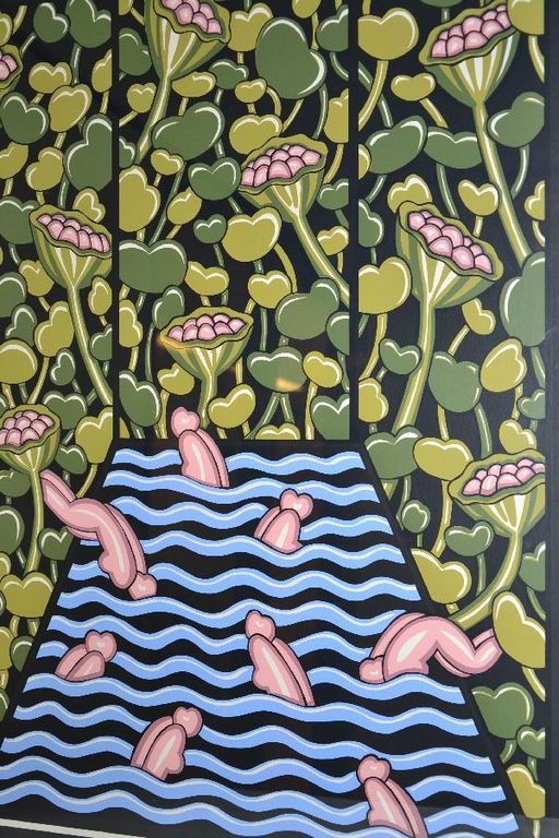 Robert Gordy: kleurenlitho Waterbabys verkocht voor € 100!