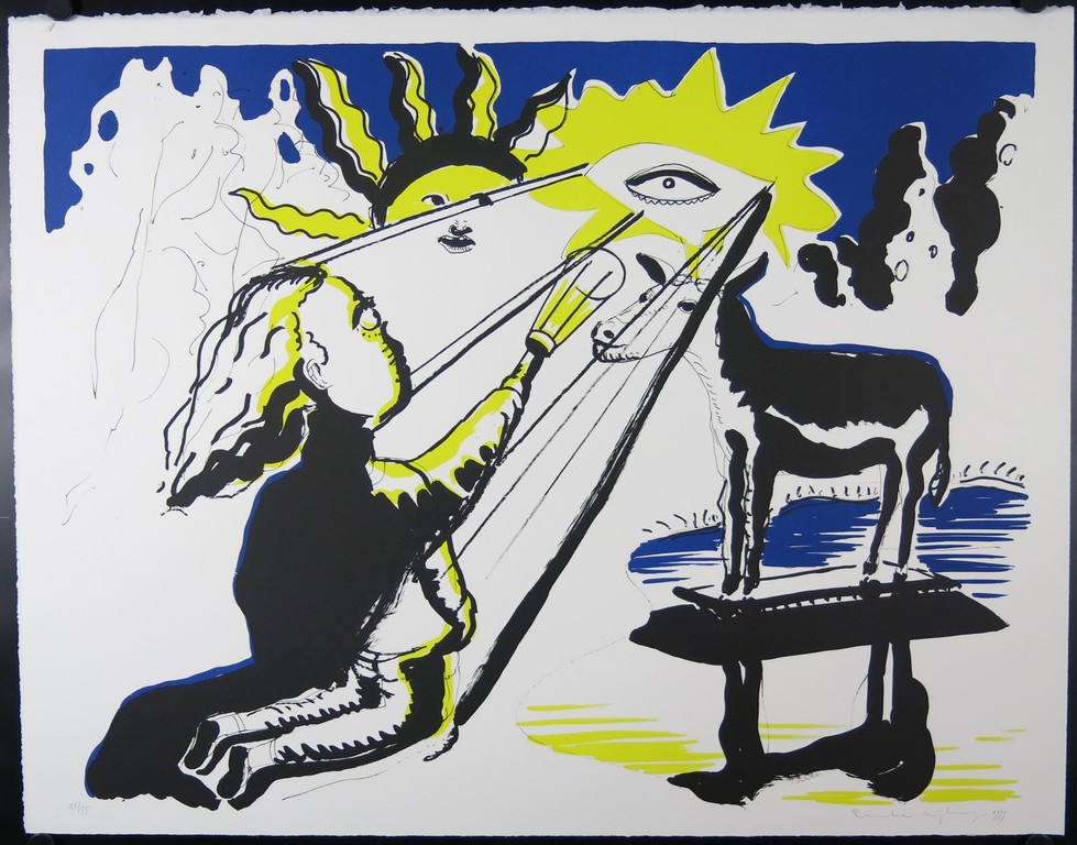 Rinke Nijburg: Litho, Hert van Hubertus kopen? Bied vanaf 1!