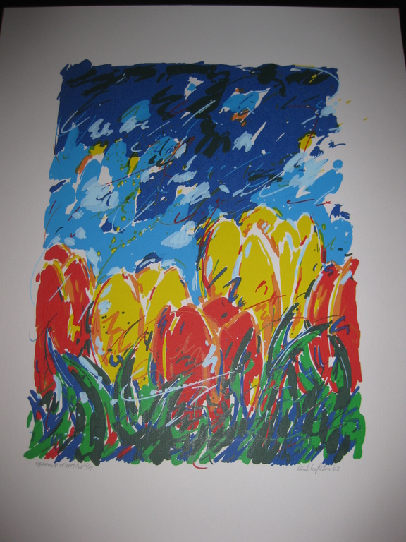 Grafiek van Henk Hofstra - Tulpen e.a. 5/10 verkocht voor € 35!