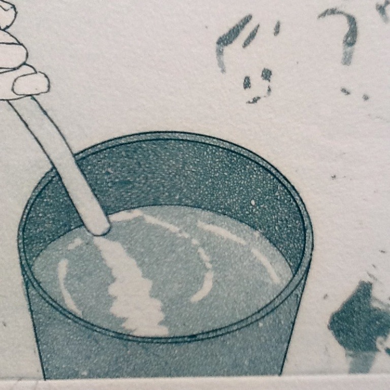 Sjoerd Bakker , Ets aquatint , gesigneerd kopen? Bied vanaf 65!