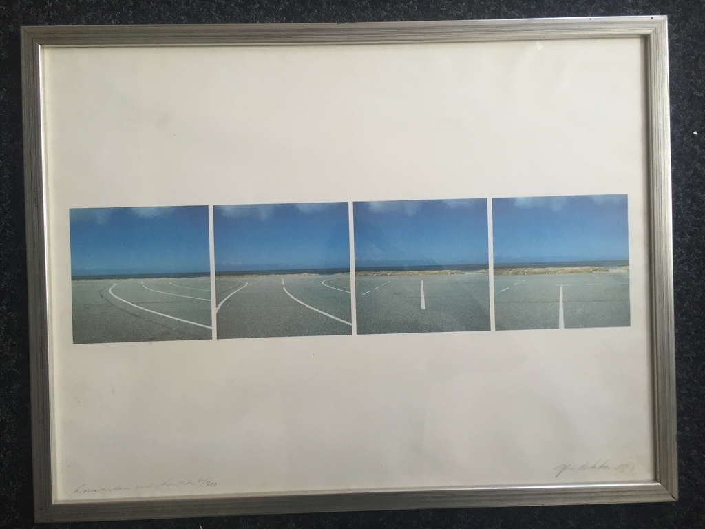Ger Dekkers litho/zeefdruk Brouwersdam and horizon verkocht voor € 36!