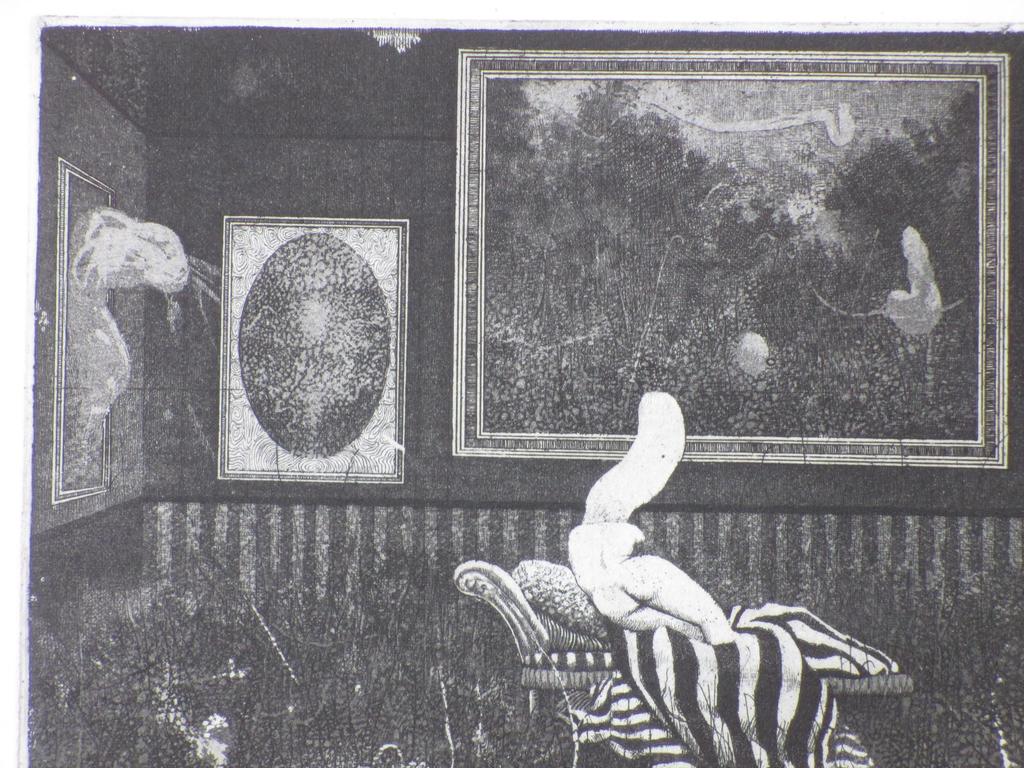 Wout Muller, Ets 1967, Interieur kopen? Bied vanaf 120!