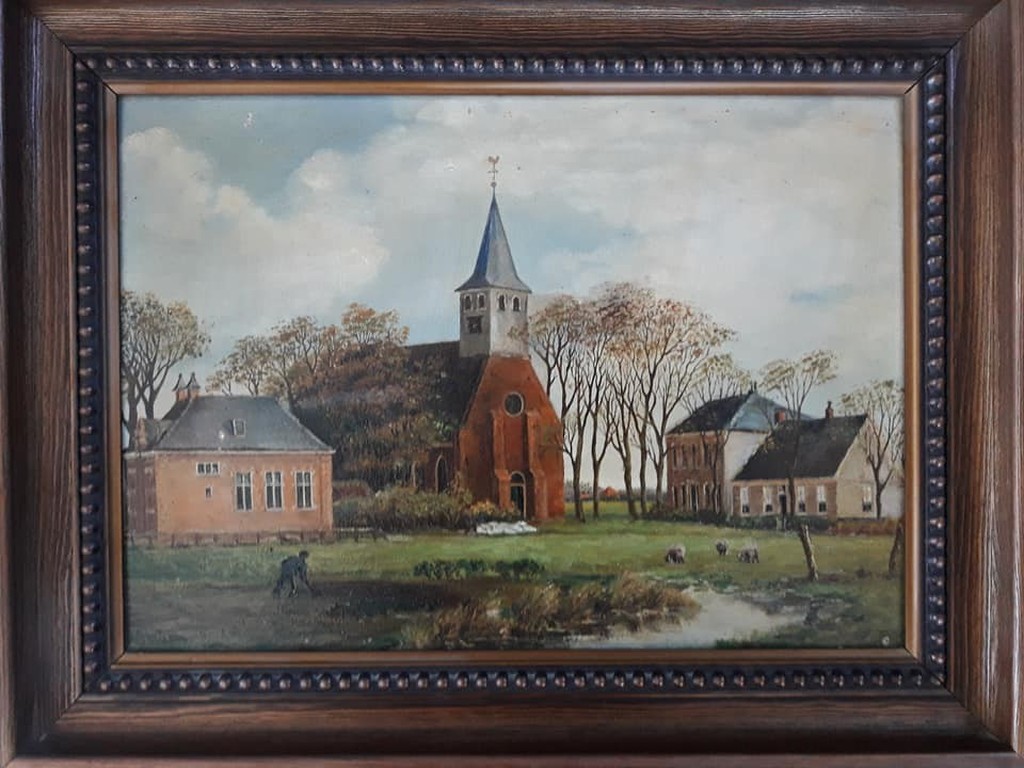 J de Boer, Noord-Hollands landschap. kopen? Bied vanaf 1!