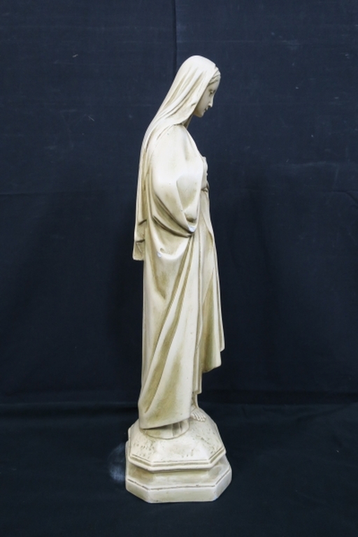Gipsen beeld van De Heilige Maria kopen? Bied vanaf 70!