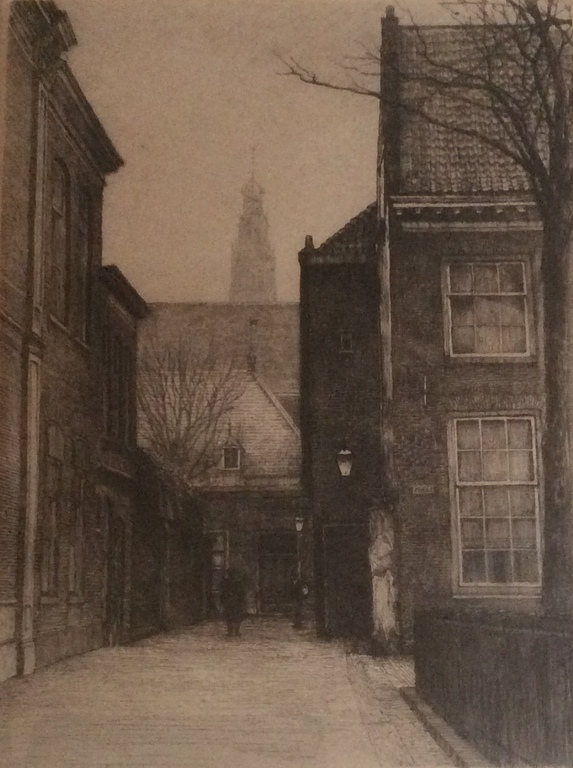 Johannes Josseaud 1880-1935 Ets  verkocht voor € 60!