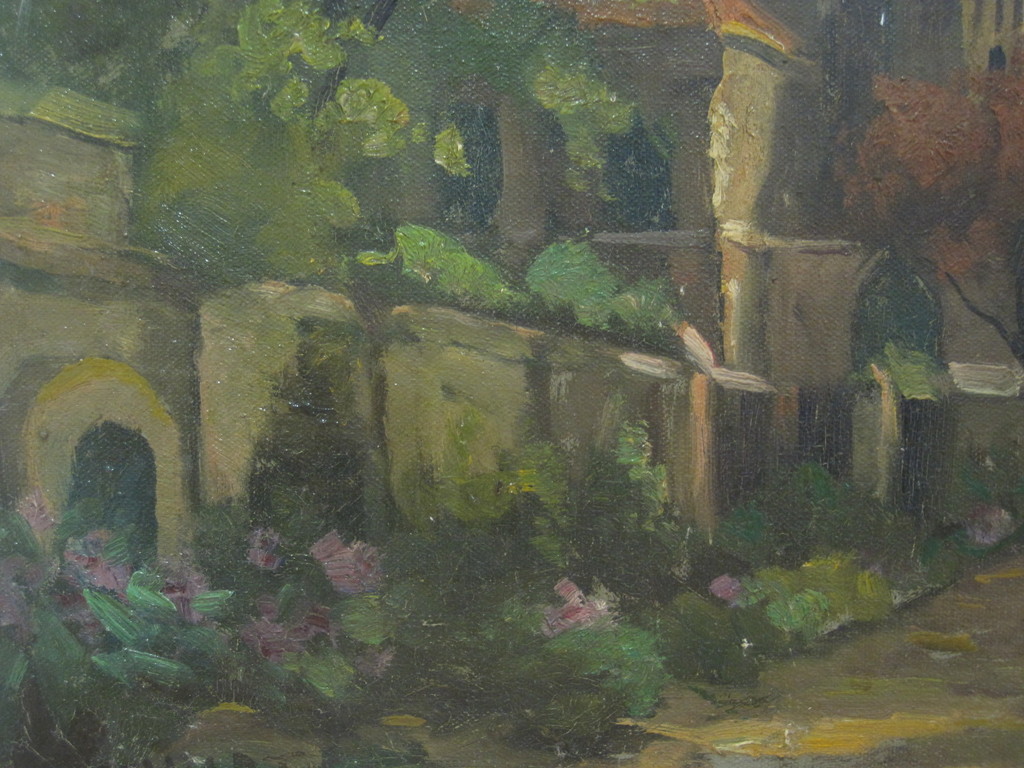 Marinus Zwart (1882-1970) "Oude Kerk Delft" olieverf 1930 gesigneerd  kopen? Bied vanaf 1!