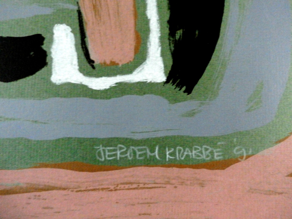 Jeroen Krabbé - zeefdruk - 1991 kopen? Bied vanaf 90!
