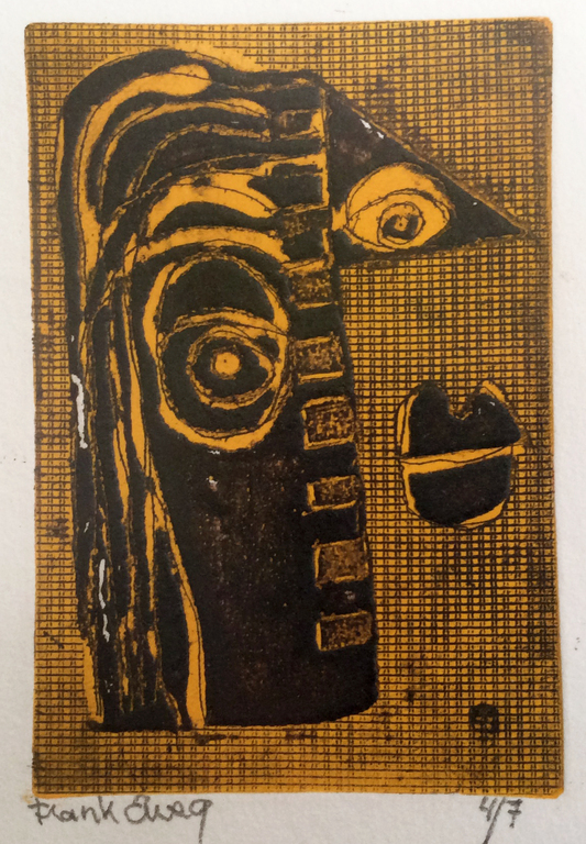 Frank Eweg - kleurenets op buetten, 1983.Oplage 4/7 verkocht voor € 35!
