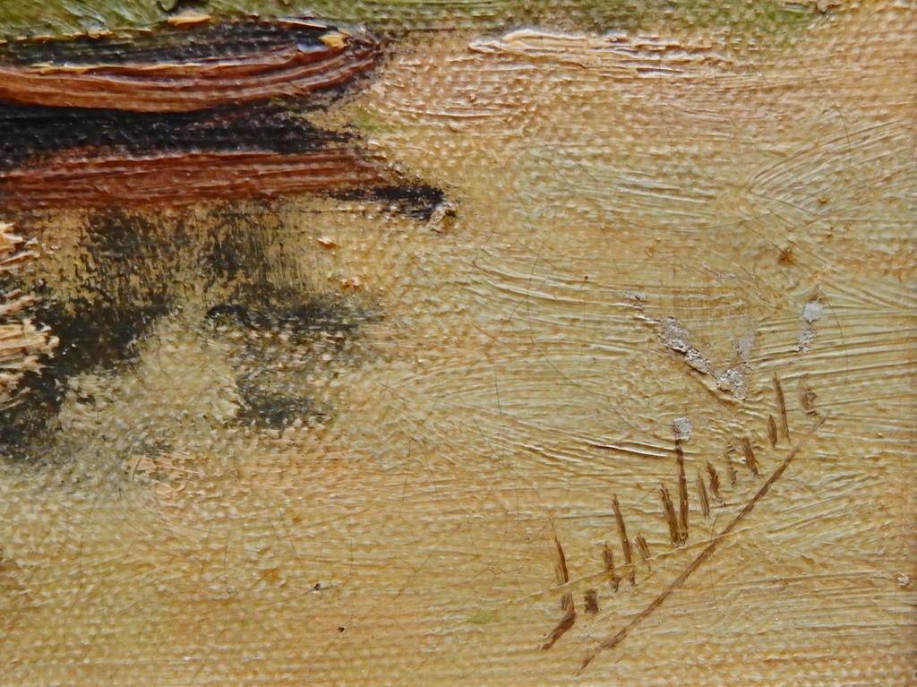 Onbekende maker - Hollands landschap ca. 1930 - Twee schilderijen kopen? Bied vanaf 1!