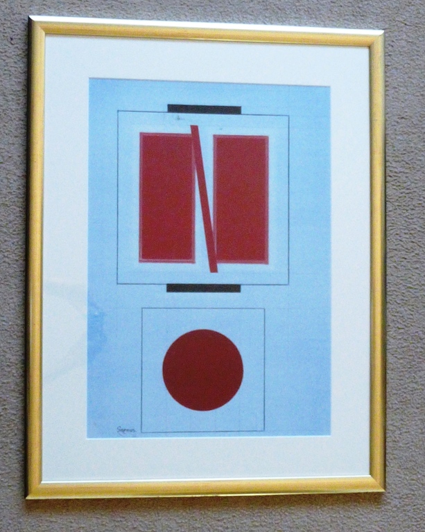 Wim Sinemus, origineel werk op papier, handgesigneerd verkocht voor € 650!