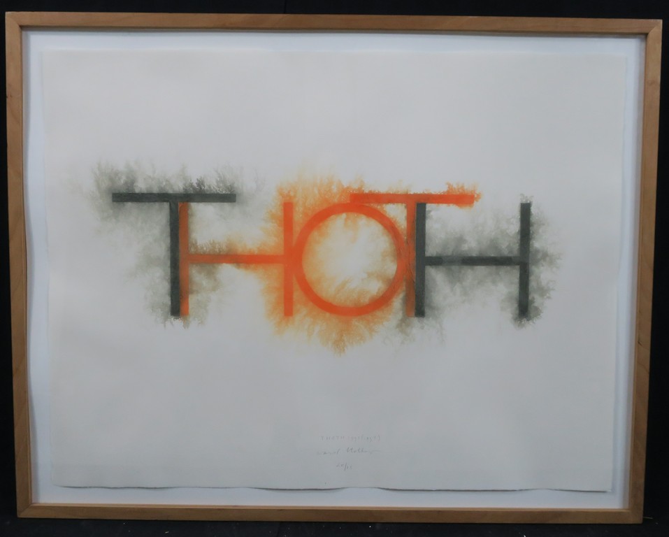 Carel Blotkamp: Houtdruk, THOTH - Ingelijst kopen? Bied vanaf 70!