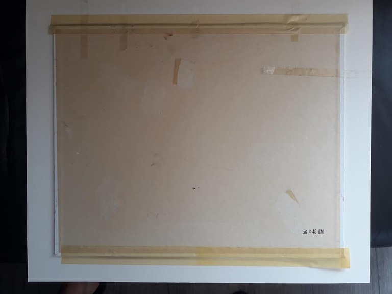 Stilleven, acrylverf op schilderskarton, ingelijsd, gesigneerd met monogram. kopen? Bied vanaf 1!