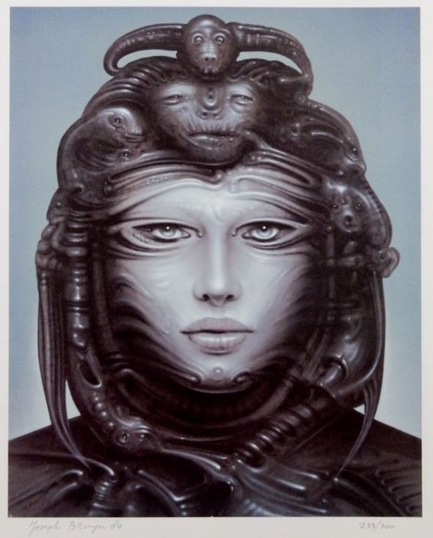 Joseph Bruyn, Alien, 4 gesigneerde prenten kopen? Bied vanaf 35!