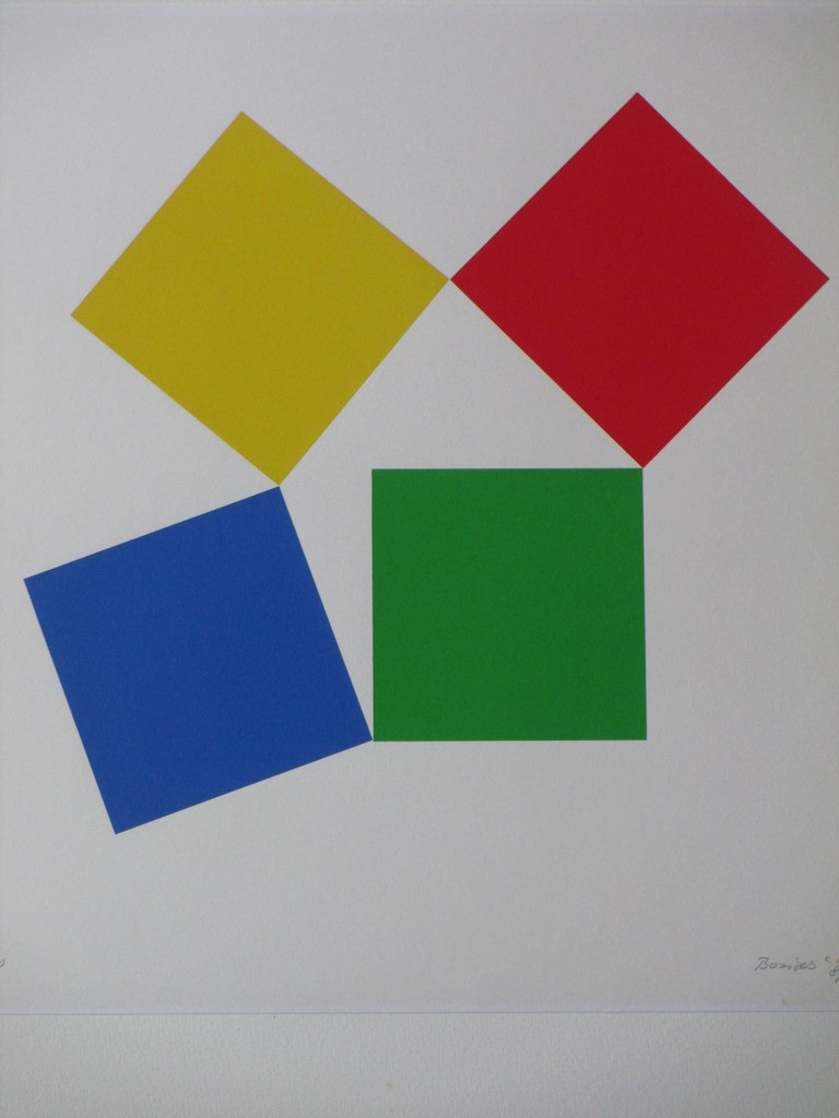 Bob Bonies, Structuur en Ordening, Zeefdruk verkocht voor € 75!