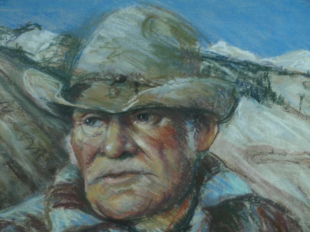 Onduidelijke signatuur : Pasteltekening – Cowboy – gesigneerd & ingelijst kopen? Bied vanaf 1!