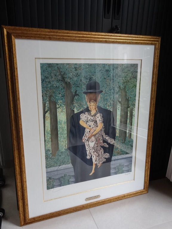 Magritte: Prachtige zeefdruk 'LE BOUQUET TOUT FAIT' met waterstempels  262/300 kopen? Bied vanaf 499!