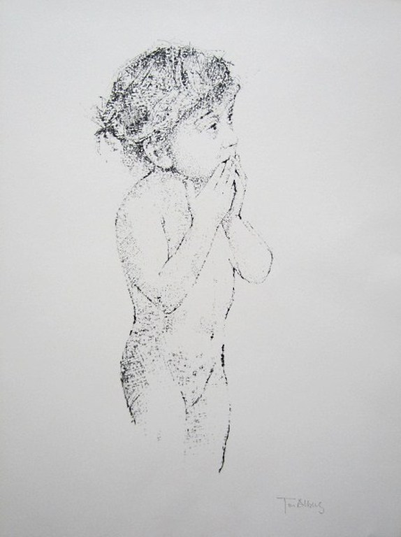 Ton Albers - litho - "Daniëlle" kopen? Bied vanaf 1!