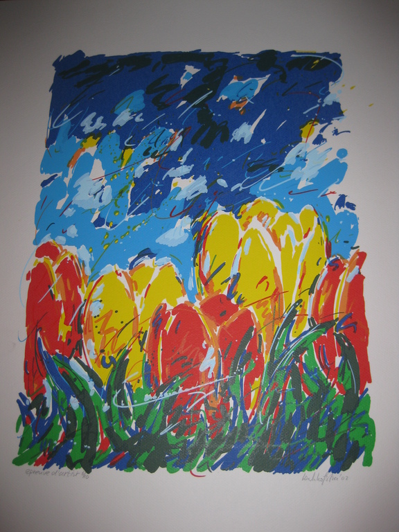Grafiek van Henk Hofstra - Tulpen e.a. 6/10 verkocht voor € 35!