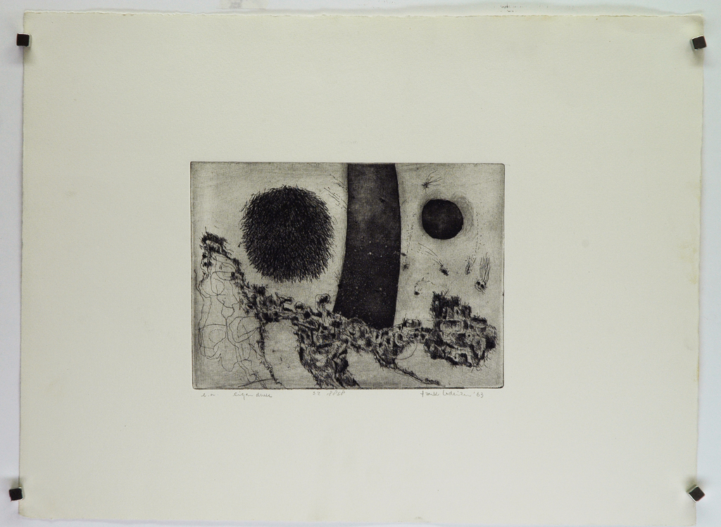 Laatste keer aangeboden: Frank Lodeizen: SZ18858 - ets, 1963 kopen? Bied vanaf 55!