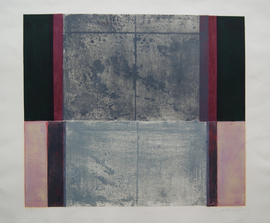 Margot de Jager - kubistische aluminiumdruk - 1989 oplage 15 ex. verkocht voor € 50!