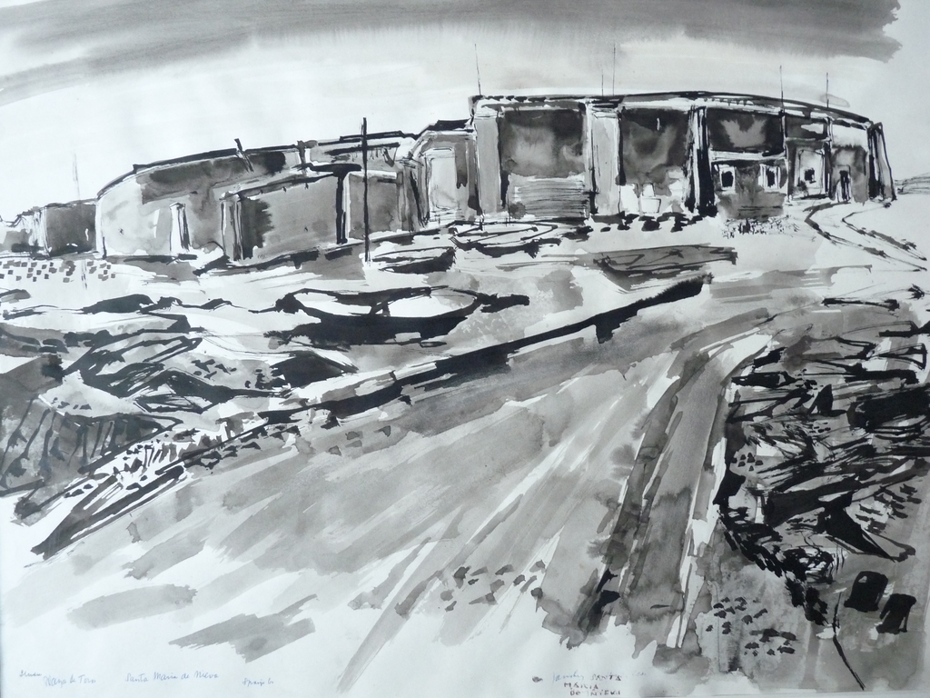 JAN VAN HEEL OOST-INDISCHE PENTEKENING SPANJE 1960 verkocht voor € 125!