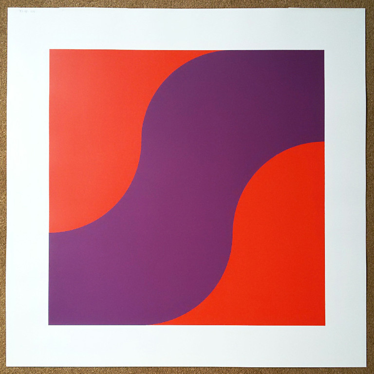 Hans Koetsier - Compositie, zeefdruk (tweeluik, groot) kopen? Bied vanaf 150!