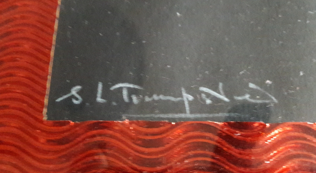 Acryl op papier. Gesigneerd  Titel: nachtdanseres  kopen? Bied vanaf 15!