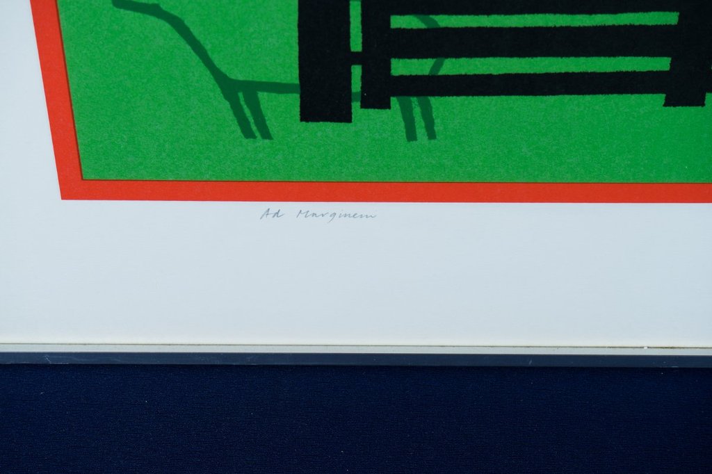 Harrie Gerritz - Zeefdruk op papier - Ad Marginem kopen? Bied vanaf 10!