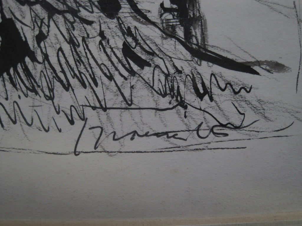 Jan Groenestein * op de dijk bij Sloterdijk * oostind.inkt tekening omstreeks 19 kopen? Bied vanaf 1!