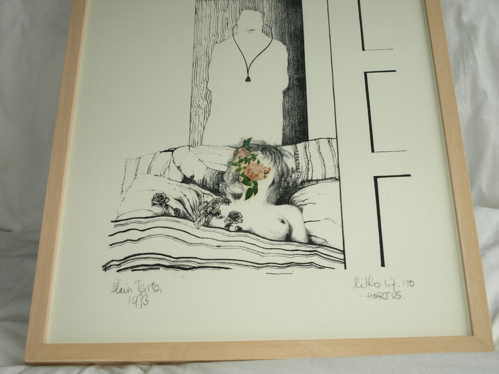 ALAIN TEISTER (1932-1979) - Litho – Hortus – gesigneerd & ingelijst - 1973  kopen? Bied vanaf 1!