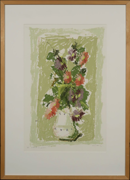 Franco Marzilli: Litho, Roma - Ingelijst verkocht voor € 35!