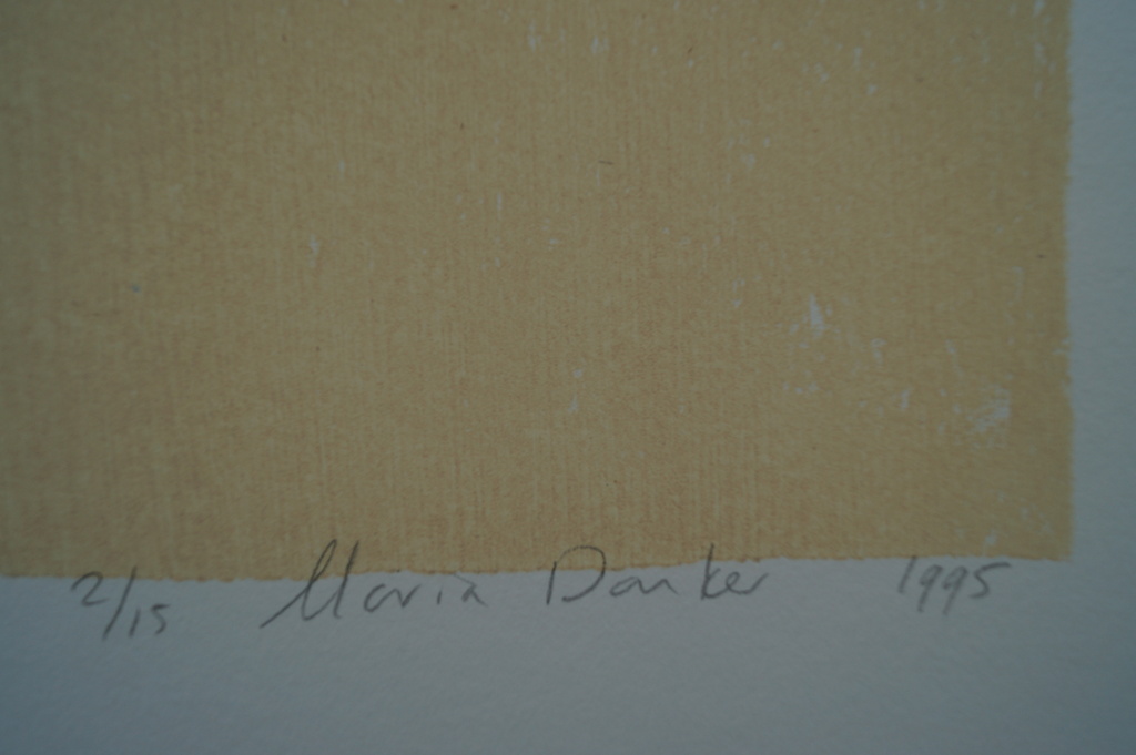 Maria Donker - gesigneerde houtsnede - 1995 - 15 ex. kopen? Bied vanaf 1!