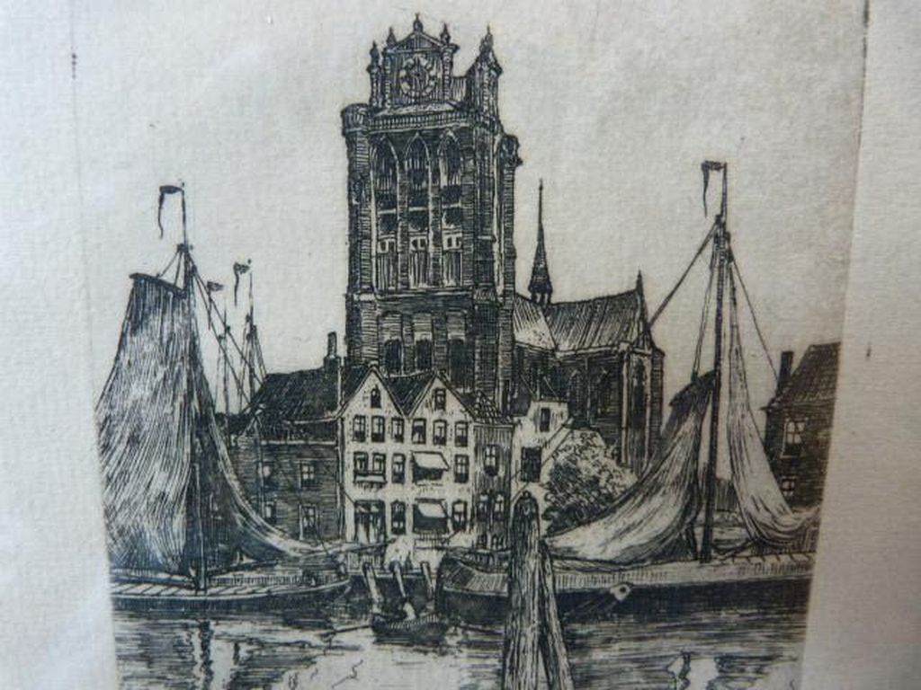 Vier etsen - C. Brandenburg, J.G. Veldheer, W. Perk, M. Janssen kopen? Bied vanaf 1!