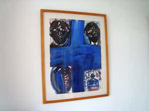 Jan van der Pol - Jan van der Pol (1949-) - Mooie, grote aquarel verkocht voor € 250!