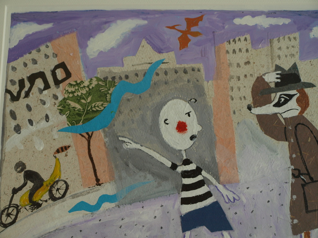 Daan Remmerts de Vries: Acryl en collage , Het leven is raar 6 – Ingelijst -1997 kopen? Bied vanaf 75!