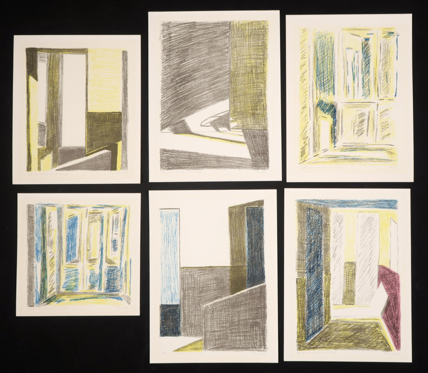Annette Ong: Litho, Zes portretten van de gang verkocht voor € 35!