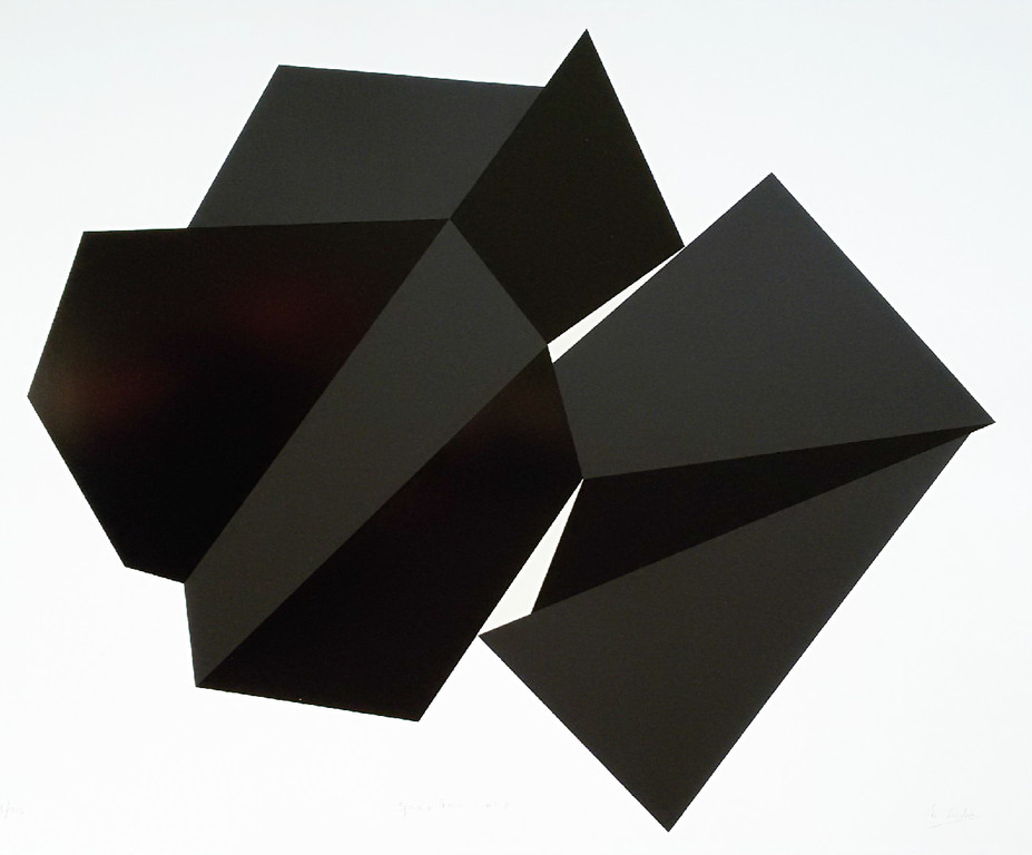 Marcel Verdren - Spacio Nero no. 8, zeefdruk verkocht voor € 150!