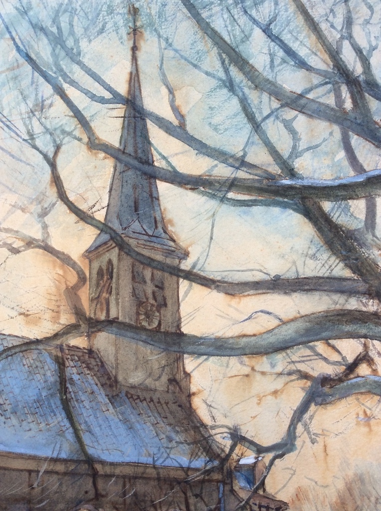 Johannes Josseaud 1880-1935 Aquarel  kopen? Bied vanaf 40!