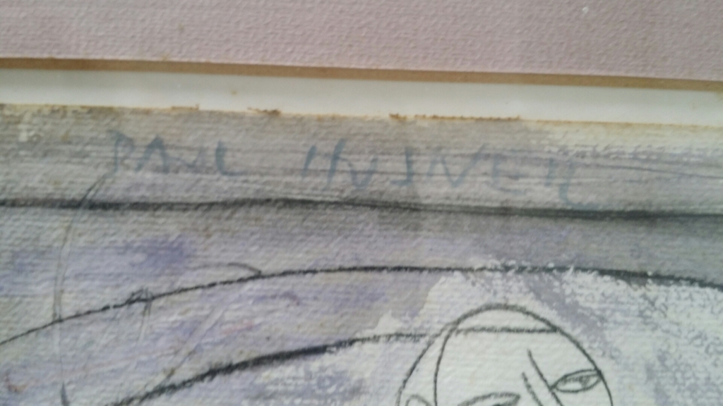Paul Husner. Aquarel. Naakt liefdespaar.  kopen? Bied vanaf 89!