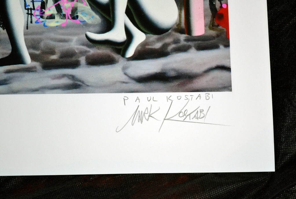 Mark Kostabi en Paul Kostabi - Giclee - 2x volledig handgesigneerd - gelimiteerde oplage - 2013 kopen? Bied vanaf 1!