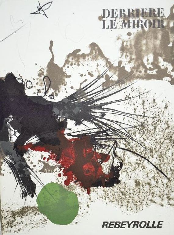 Paul Rebeyrolle: Derriere le miroir, no. 177 uit 1969 verkocht voor € 40!