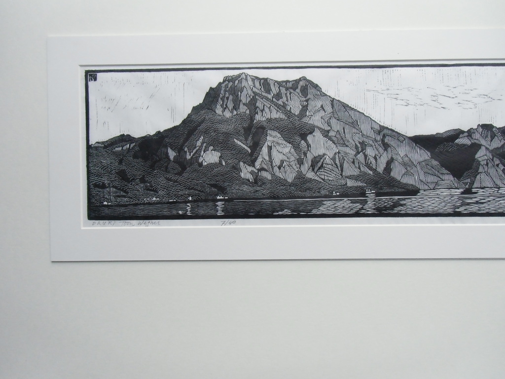 BERGLANDSCHAP // HOUTSNEDE VAN REYER STOLK kopen? Bied vanaf 70!