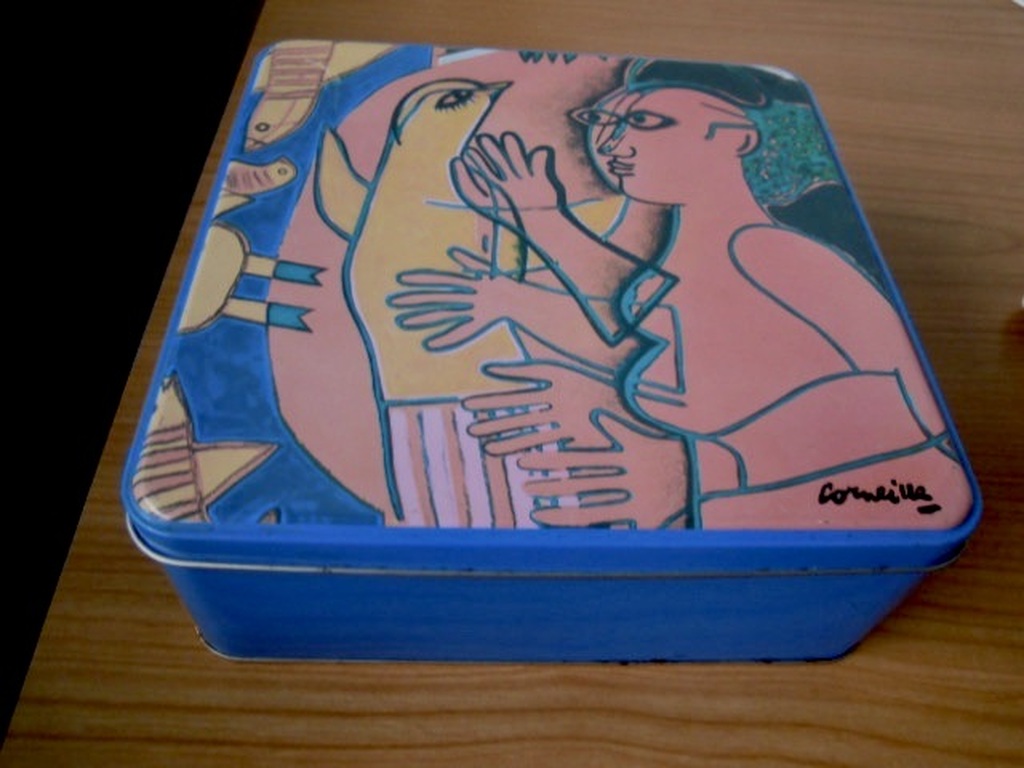 " CORNEILLE " trommel 23 X 23 X 8 cm kopen? Bied vanaf 10!