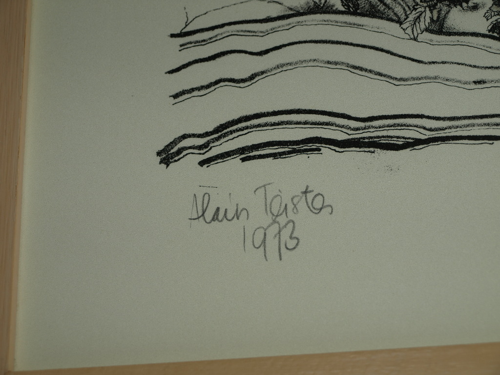 ALAIN TEISTER (1932-1979) - Litho – Hortus – gesigneerd & ingelijst - 1973  kopen? Bied vanaf 1!
