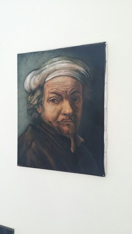 Onbekend. Olieverf op doek. Naar Rembrandt. kopen? Bied vanaf 5!